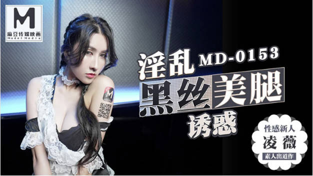 MD0153 麻豆AV MD 淫乱黑丝美腿诱惑 麻豆KTV的特殊性服务 新人女优 凌薇